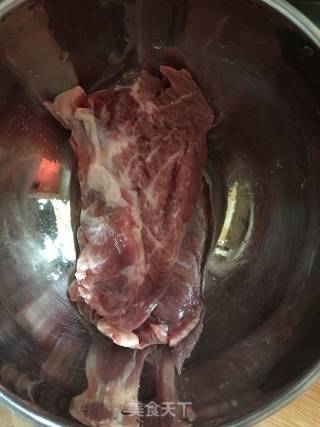 浇汁香菇酿肉的做法步骤：2