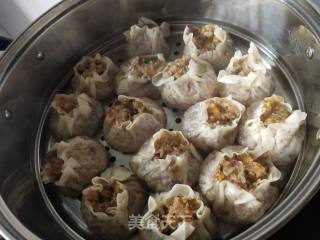 香菇肉丁烧麦的做法步骤：10