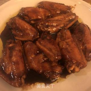 红烧鸡翅中的做法步骤：7