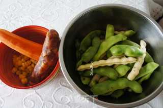 豆角焖饭的做法步骤：1