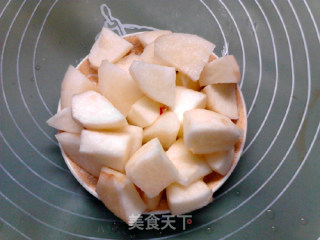 润肤美颜苹果雪梨百合银耳羹的做法步骤：5