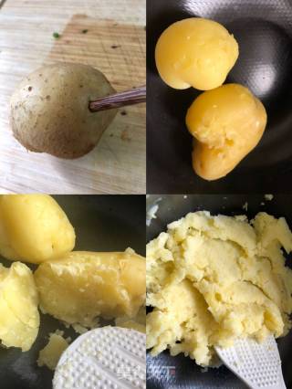 香煎土豆饼的做法步骤：2
