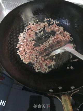 泡菜肉末豆腐的做法步骤：4