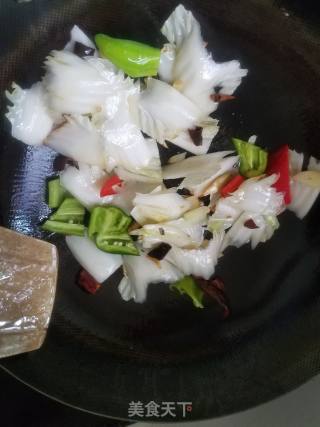 白菜炒木耳的做法步骤：4