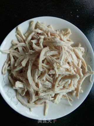 孜然鸡丝的做法步骤：4