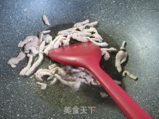 肉丝炒青椒的做法步骤：4