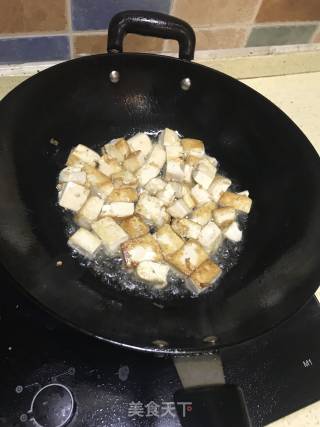 清炒豆腐的做法步骤：3
