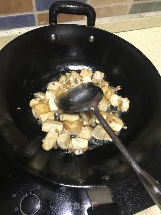 清炒豆腐的做法步骤：4