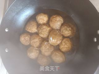 油面筋塞肉的做法步骤：8