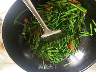素炒空心菜的做法步骤：5