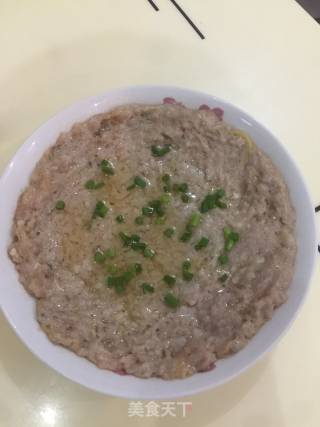 咸鱼蒸肉饼的做法步骤：8