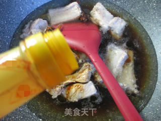 娃娃菜排骨宽粉的做法步骤：7