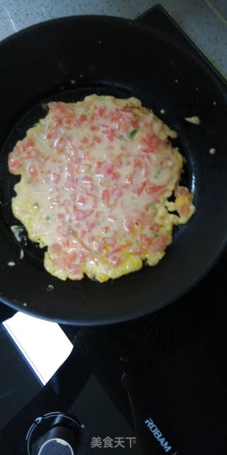 西红柿鸡蛋葱油饼的做法步骤：8