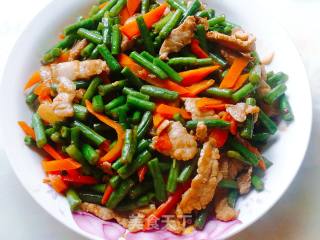 下饭菜豇豆炒肉的做法步骤：7