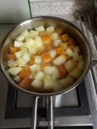 南瓜苹果糖水的做法步骤：7