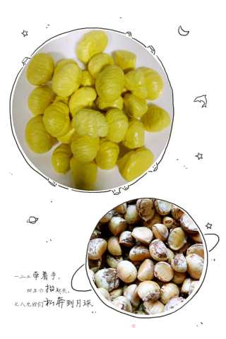 板栗腊味糯米饭的做法步骤：2