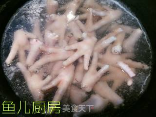 金沙鸡翅凤爪──“鱼儿厨房”私房菜的做法步骤：9