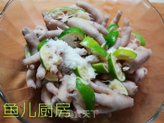 金沙鸡翅凤爪──“鱼儿厨房”私房菜的做法步骤：15