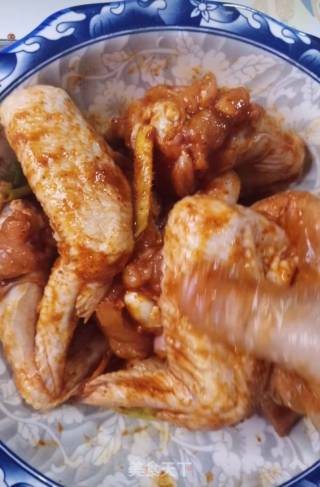 烤鸡翅的做法步骤：2