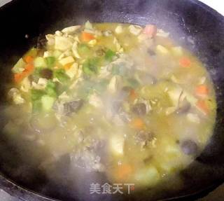 咖喱鸡腿时蔬饭#下饭菜#的做法步骤：9
