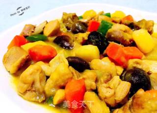咖喱鸡腿时蔬饭#下饭菜#的做法步骤：14