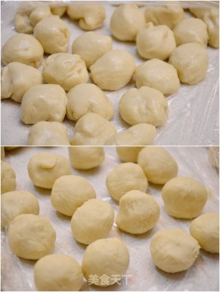 肉松麻薯蛋黄酥的做法步骤：12