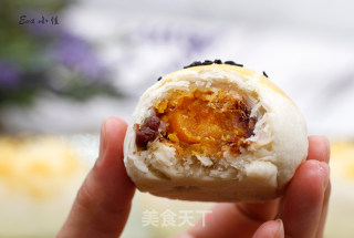 肉松麻薯蛋黄酥的做法步骤：20