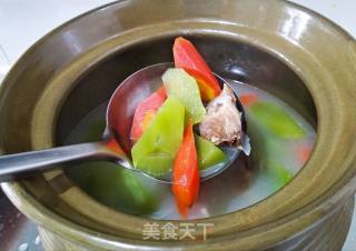 莴笋胡萝卜腊排骨汤的做法步骤：13