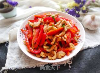 甜椒肉丝的做法步骤：17