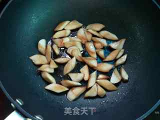 黑椒杏鲍菇炒鸡柳的做法步骤：5