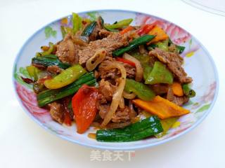 爆炒牛霖的做法步骤：12