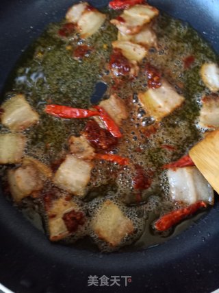 白菜炒肉片的做法步骤：5