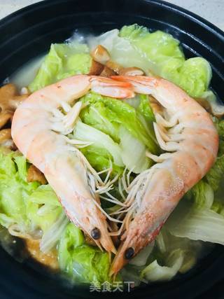 下饭菜～白菜炖大肠（清新无油版）的做法步骤：6
