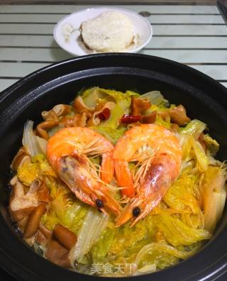 下饭菜～白菜炖大肠（清新无油版）的做法步骤：8