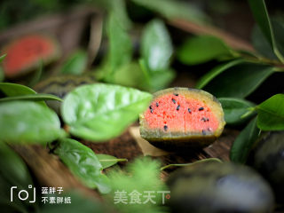 西瓜桃山皮月饼的做法步骤：12