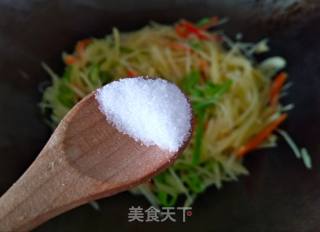 双椒土豆丝的做法步骤：12