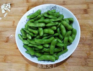 五香盐水煮毛豆的做法步骤：4