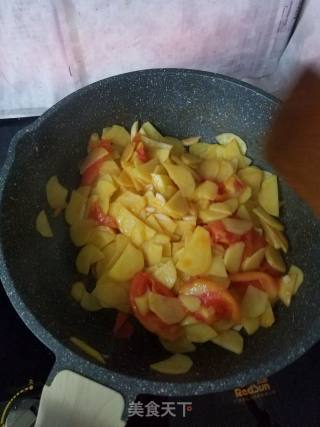 番茄土豆片的做法步骤：6