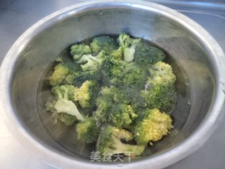 香菇西兰花的做法步骤：1