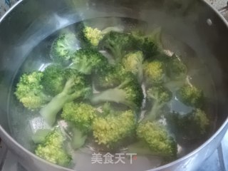 香菇西兰花的做法步骤：2