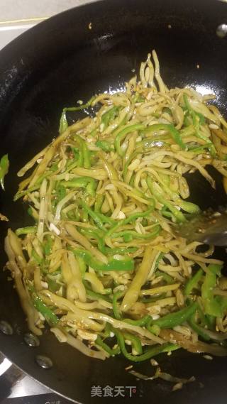 素炒猫儿豆的做法步骤：6