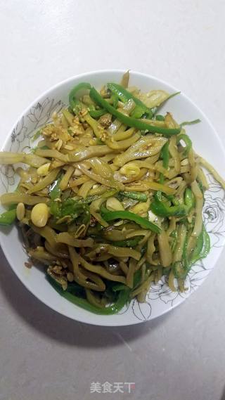 素炒猫儿豆的做法步骤：7