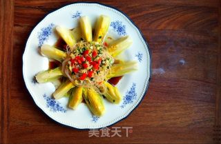 粉丝蒸娃娃菜的做法步骤：5