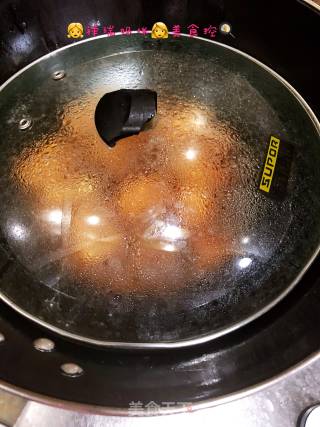 初秋 醇厚 浑然天成之红烧卤水豆腐的做法步骤：7