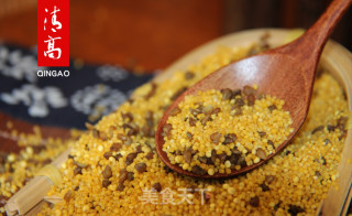 云硒黄金粥豆腐虾仁丸的做法步骤：2