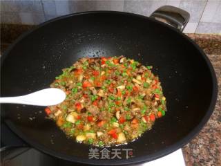 彩蔬碎肉的做法步骤：9