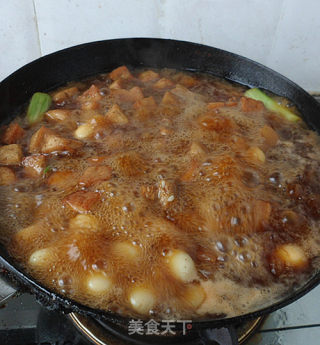 下饭菜——鹌鹑蛋豆腐小炖肉的做法步骤：9