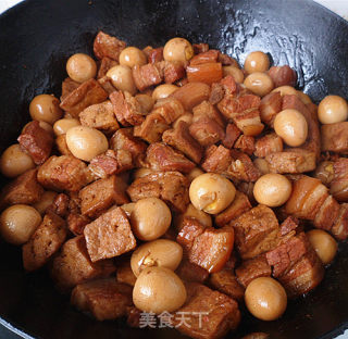 下饭菜——鹌鹑蛋豆腐小炖肉的做法步骤：11