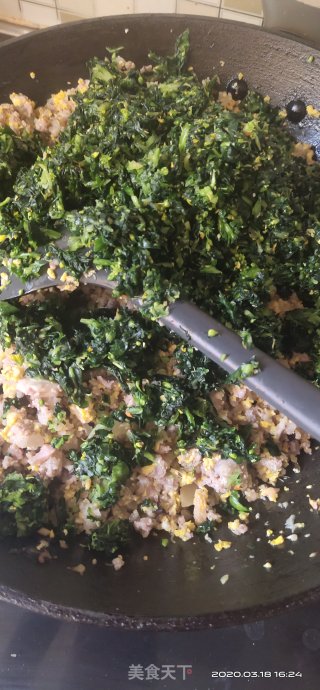 青菜肉馅饺子的做法步骤：8
