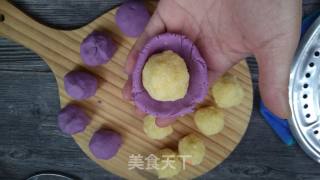 紫薯椰蓉月饼的做法步骤：8